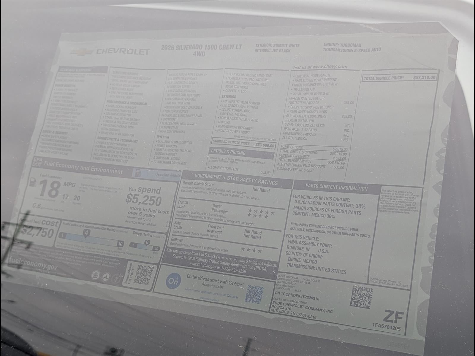 2026 Chevrolet Silverado 1500 LT