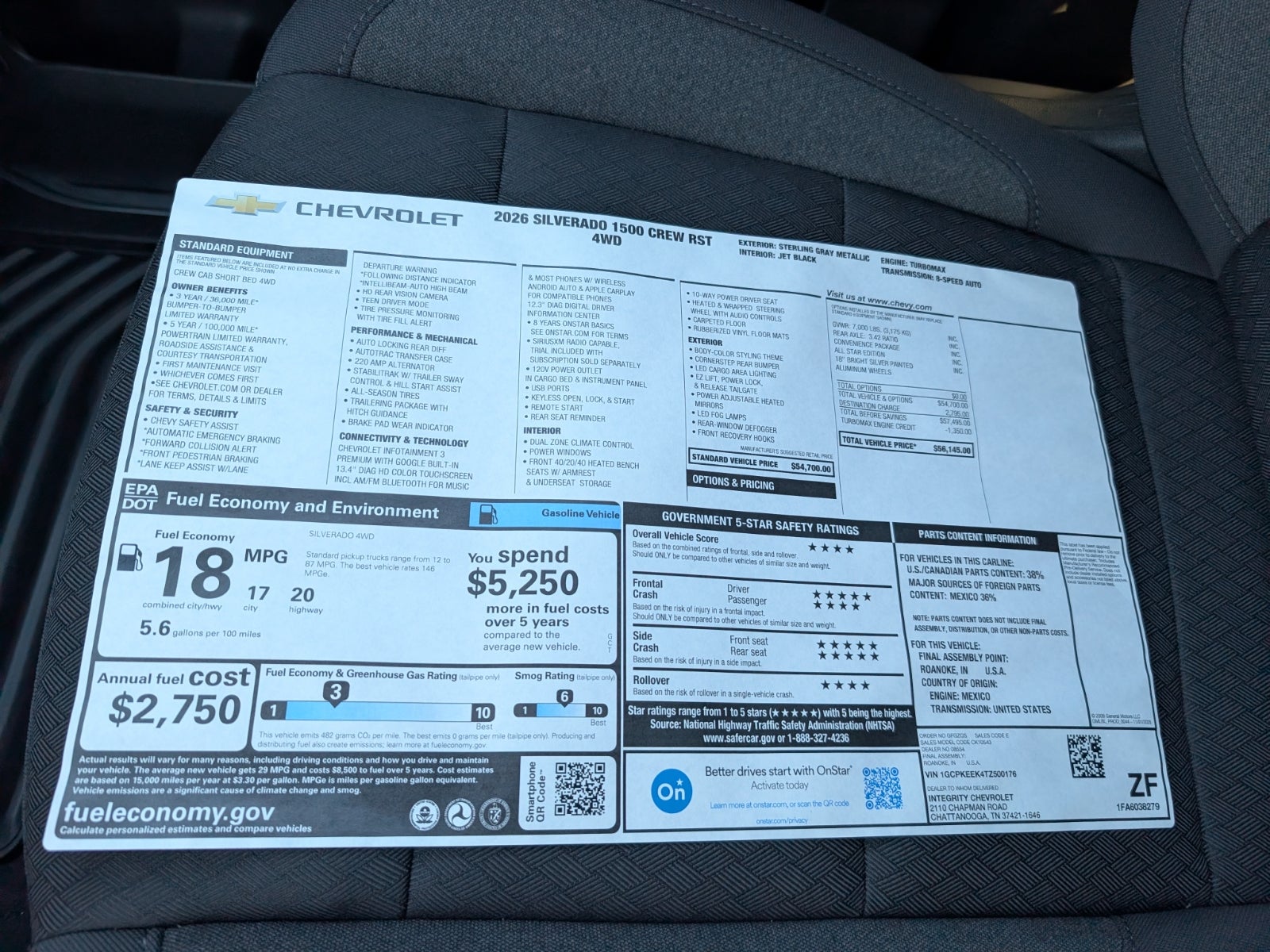 2026 Chevrolet Silverado 1500 RST