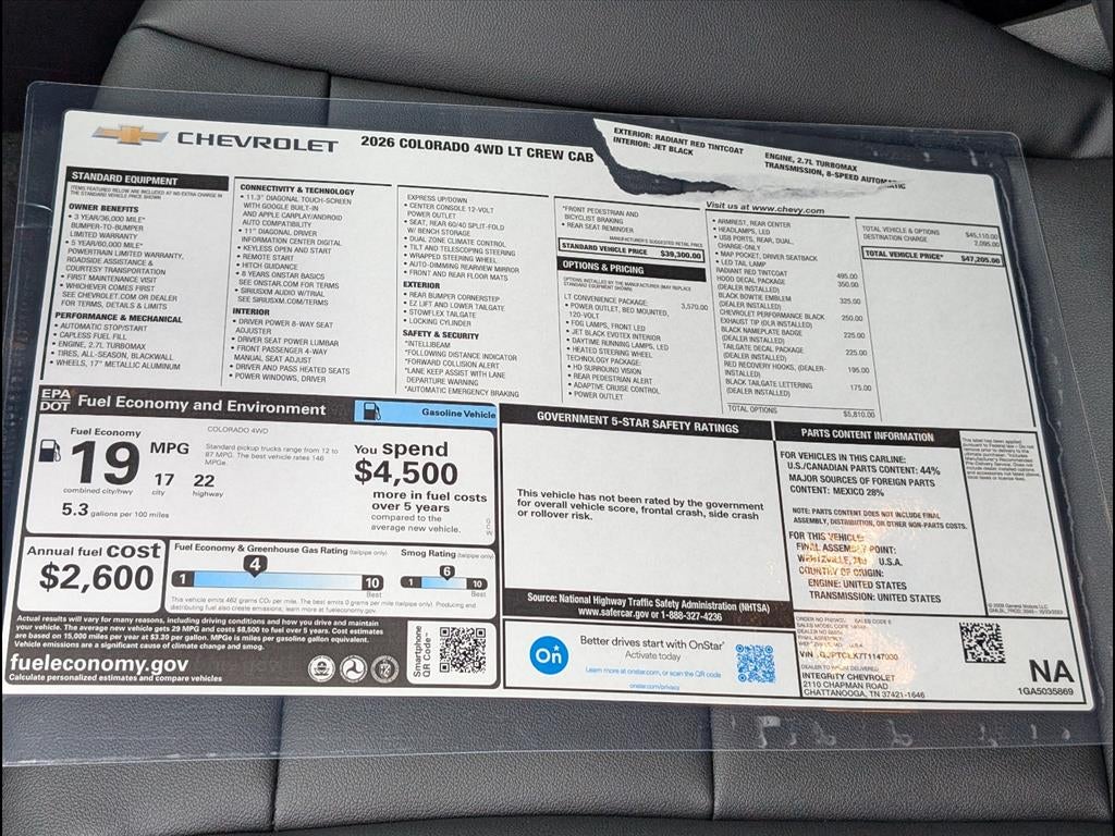 2026 Chevrolet Colorado LT