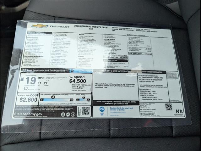 2026 Chevrolet Colorado Z71