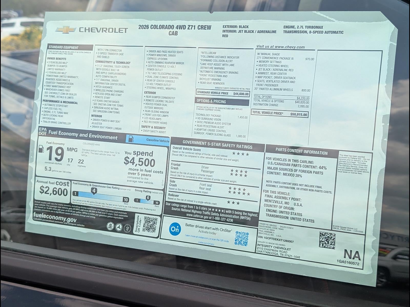 2026 Chevrolet Colorado Z71