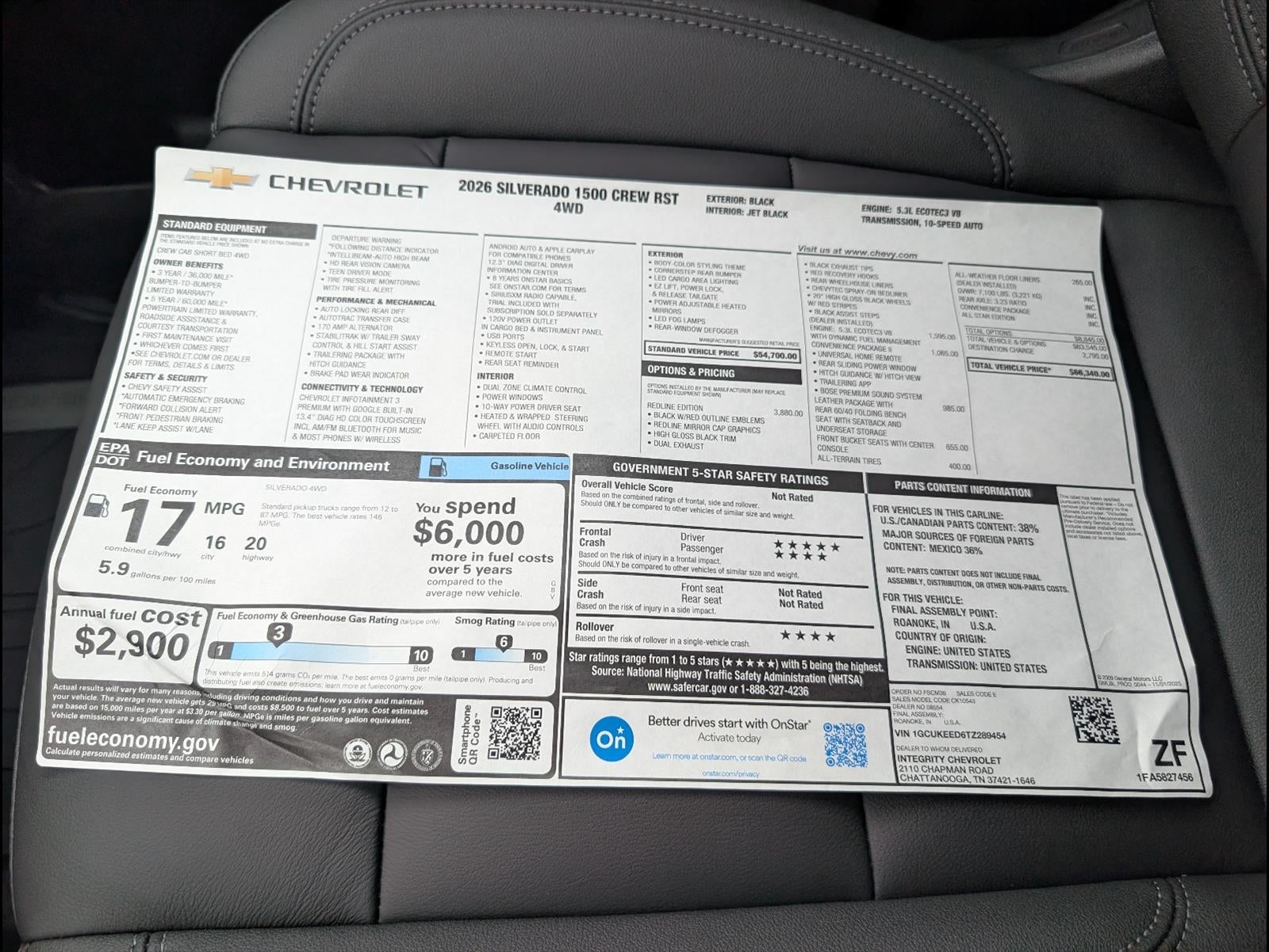 2026 Chevrolet Silverado 1500 RST