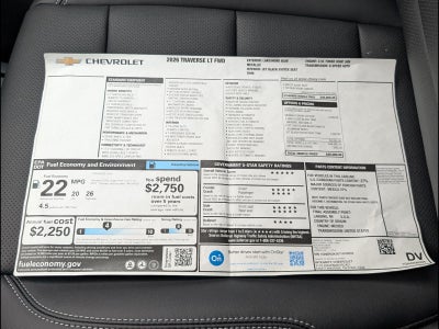 2026 Chevrolet Traverse LT