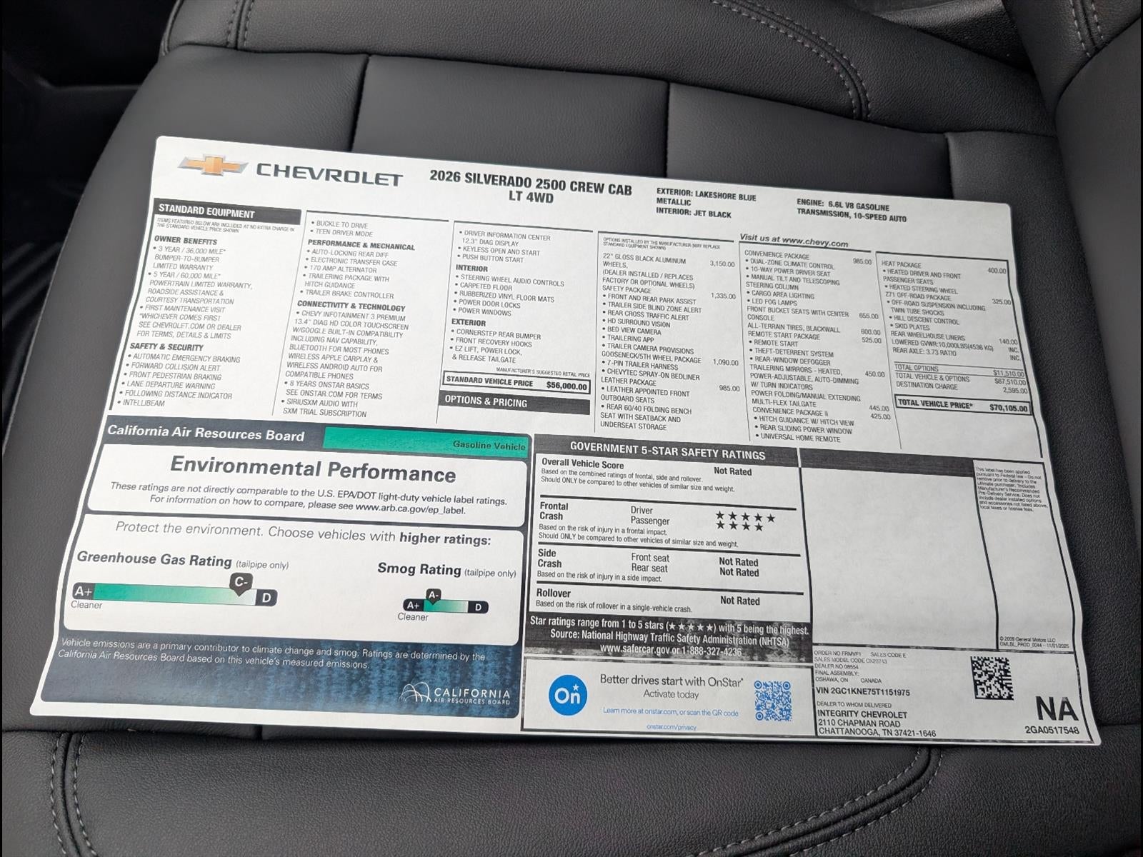 2026 Chevrolet Silverado 2500 HD LT