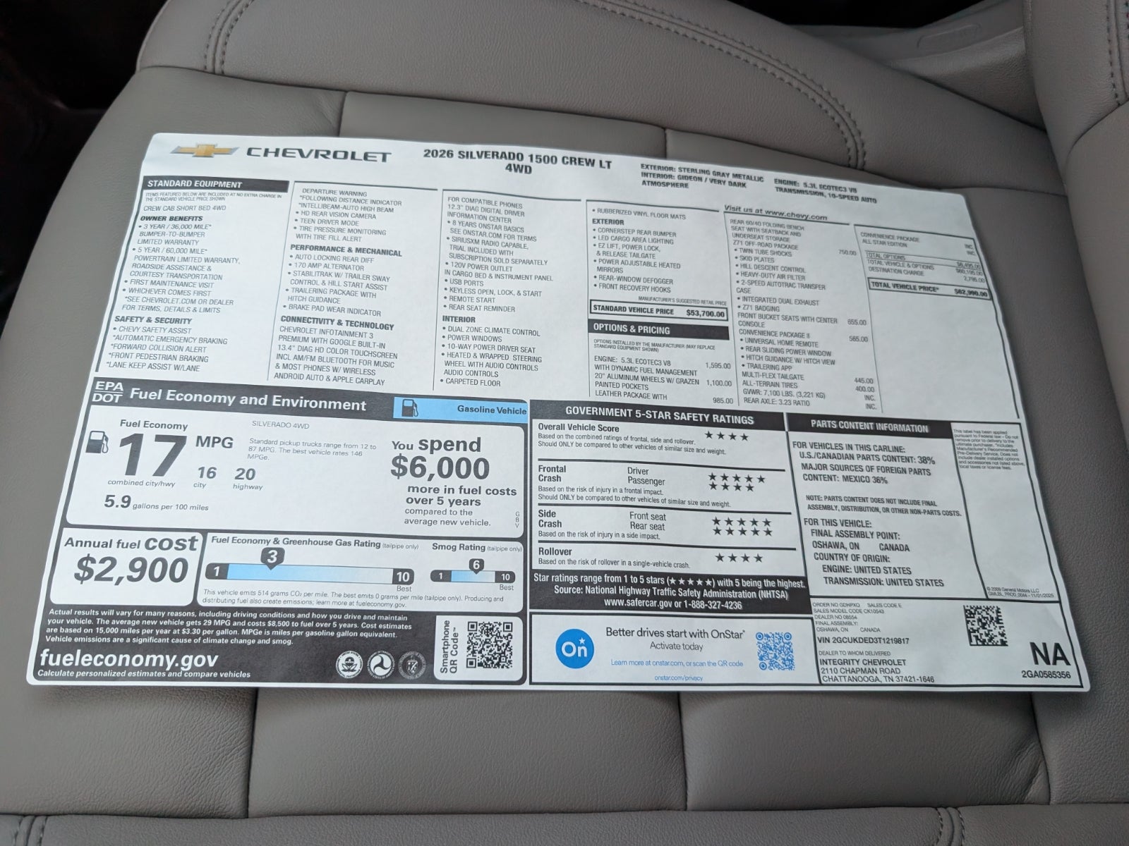 2026 Chevrolet Silverado 1500 LT