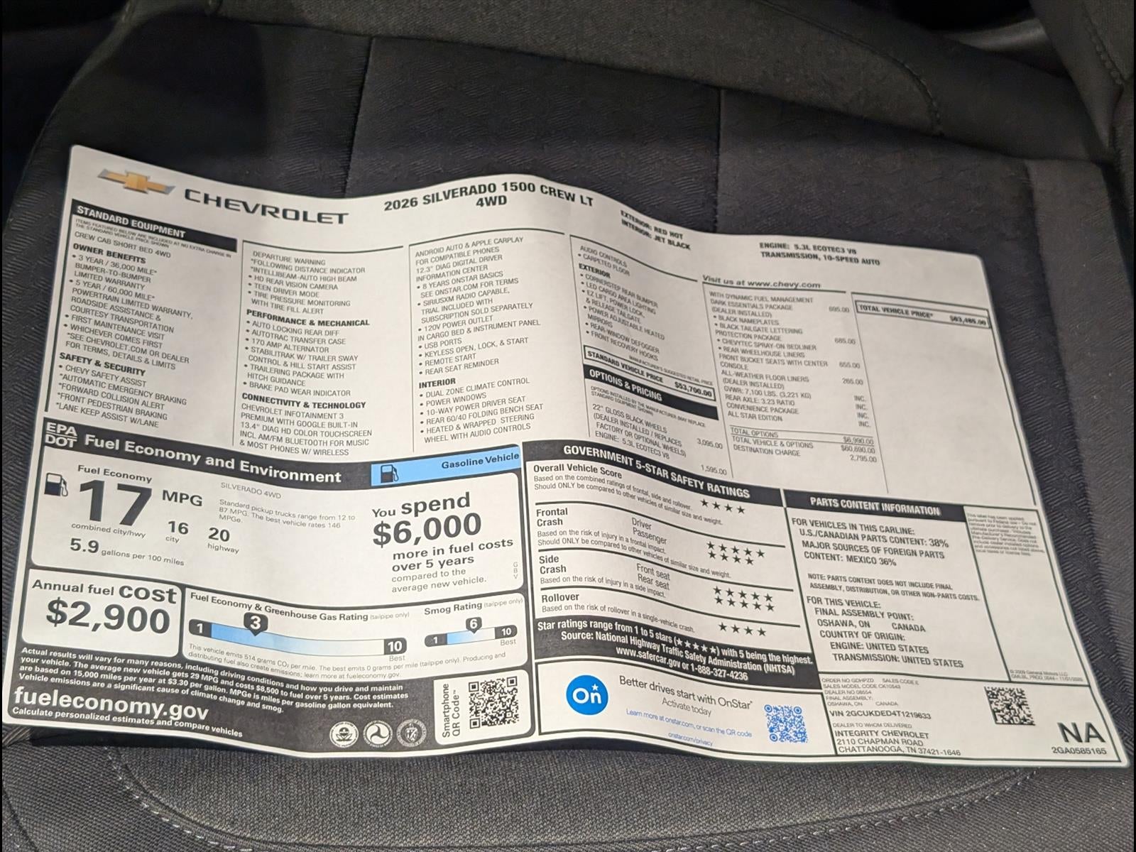 2026 Chevrolet Silverado 1500 LT