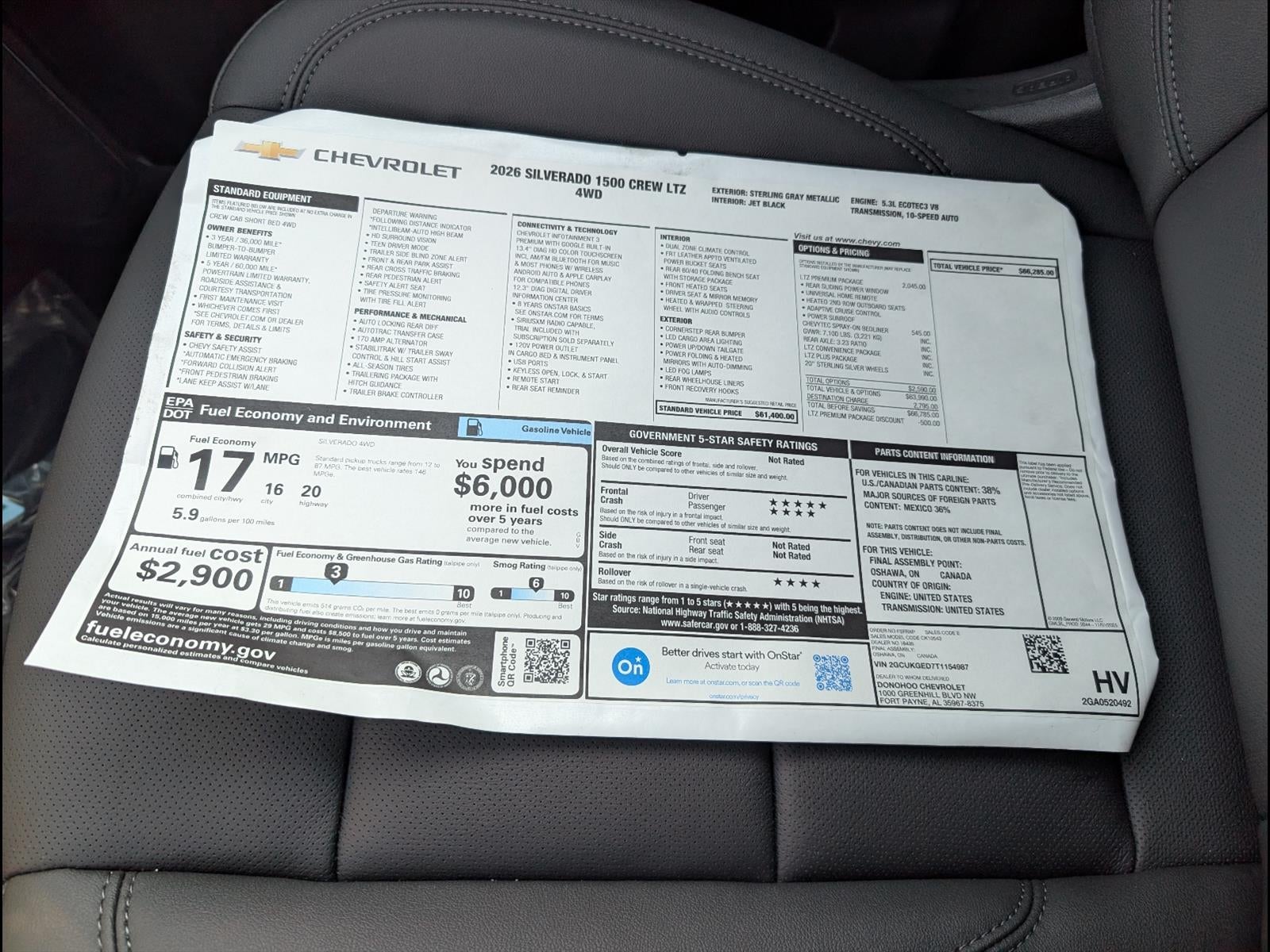 2026 Chevrolet Silverado 1500 LTZ