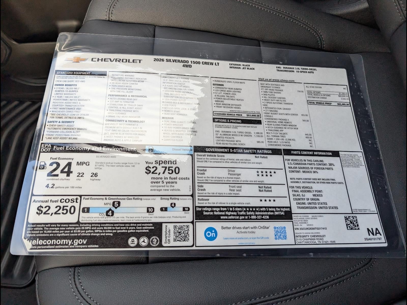 2026 Chevrolet Silverado 1500 LT