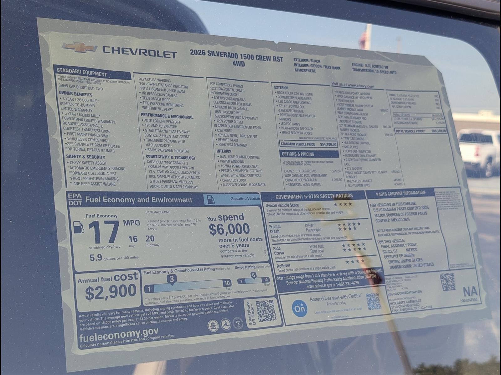 2026 Chevrolet Silverado 1500 RST