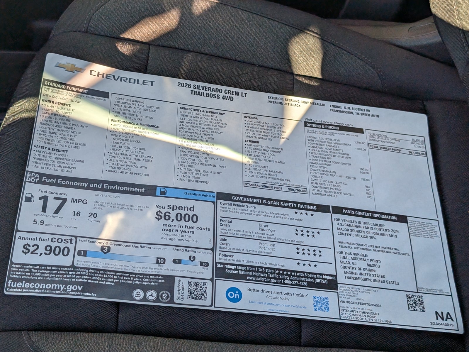 2026 Chevrolet Silverado 1500 LT Trail Boss