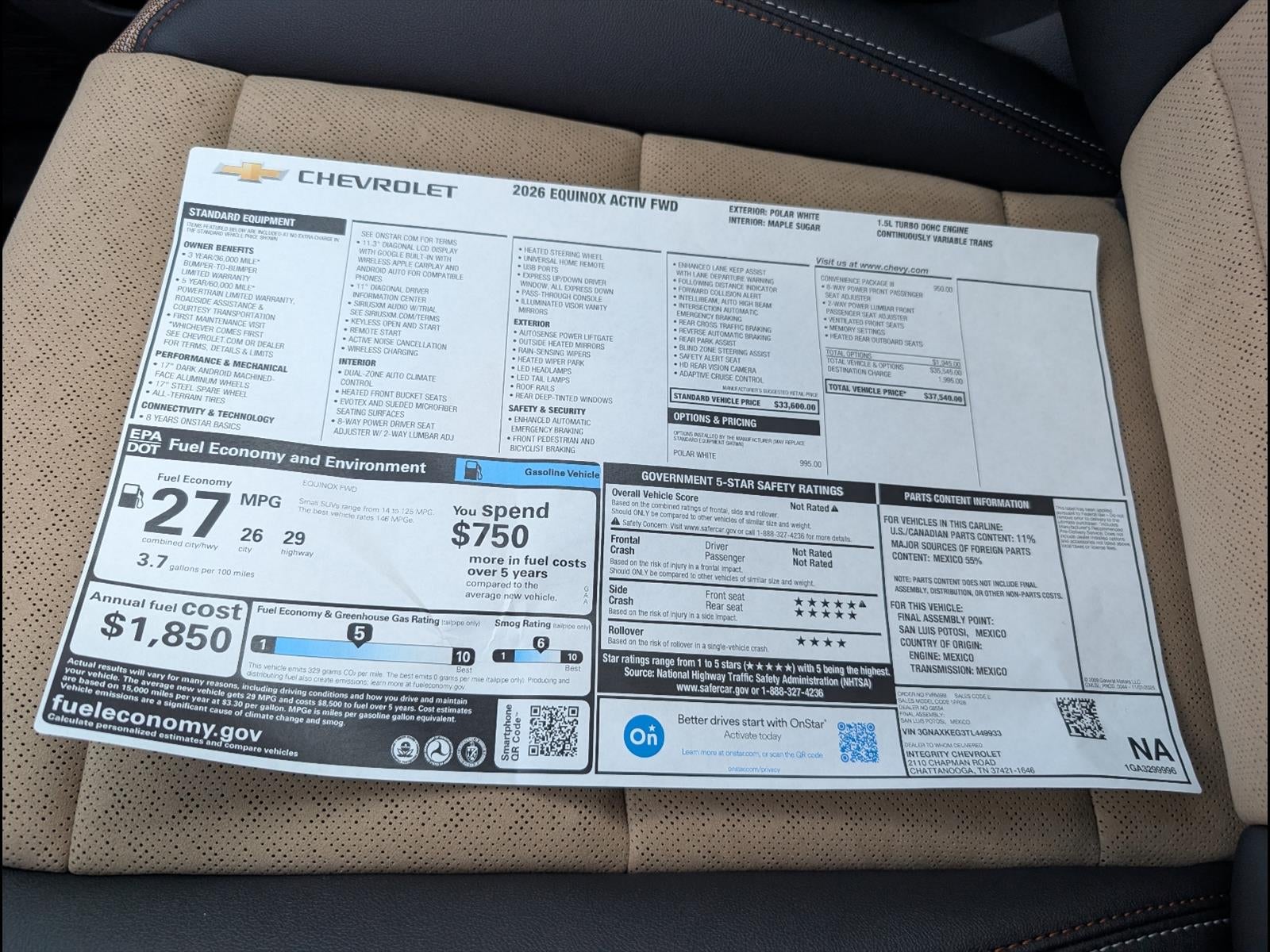 2026 Chevrolet Equinox ACTIV