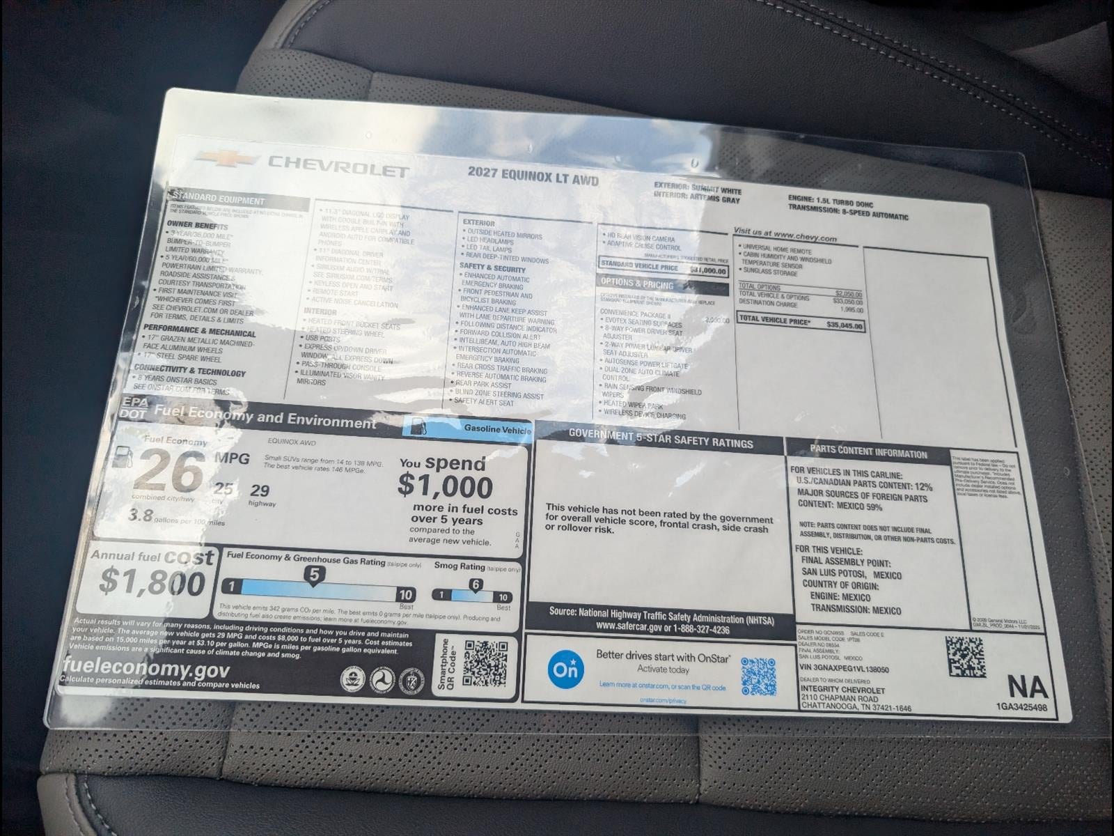 2027 Chevrolet Equinox LT