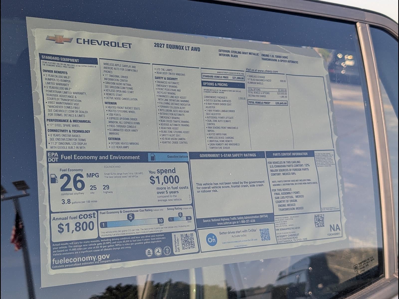 2027 Chevrolet Equinox LT