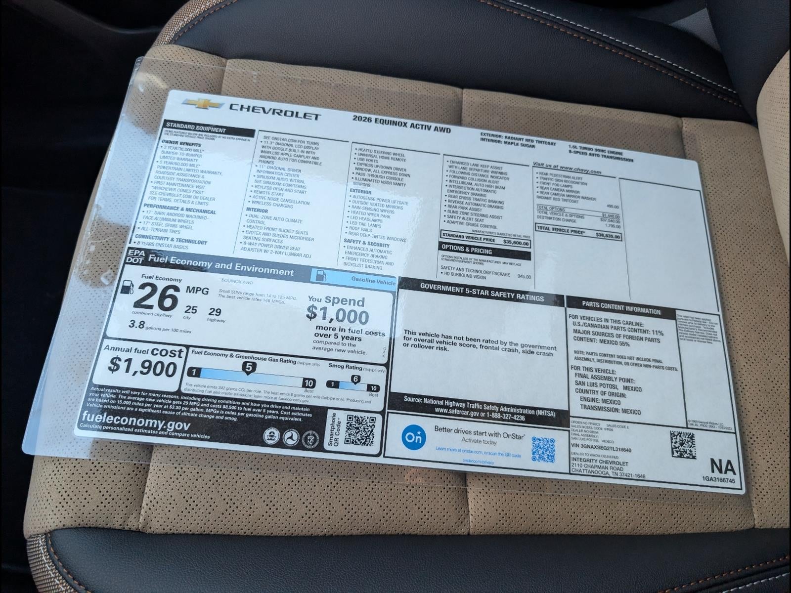 2026 Chevrolet Equinox ACTIV