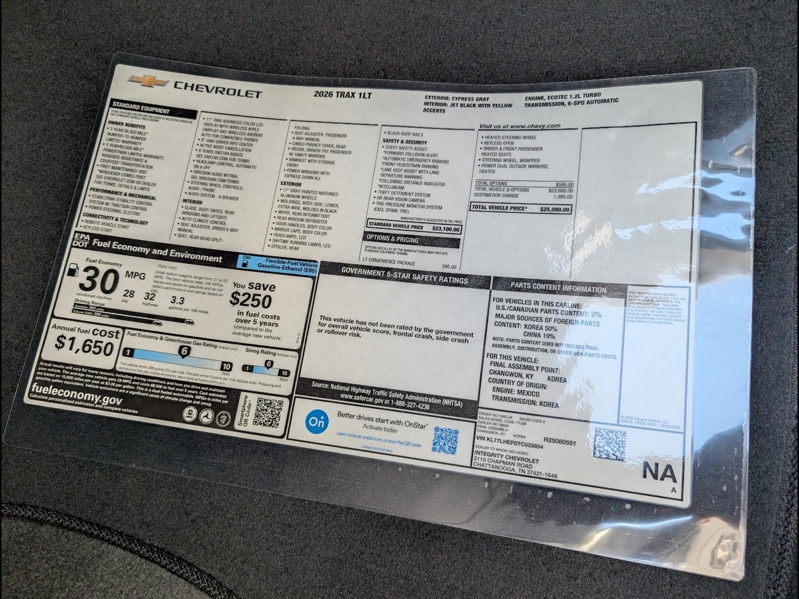 2026 Chevrolet Trax LT