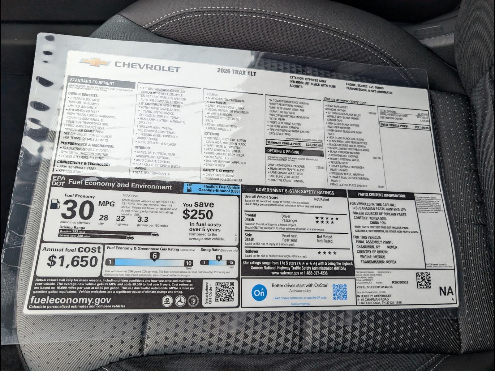 2026 Chevrolet Trax LT