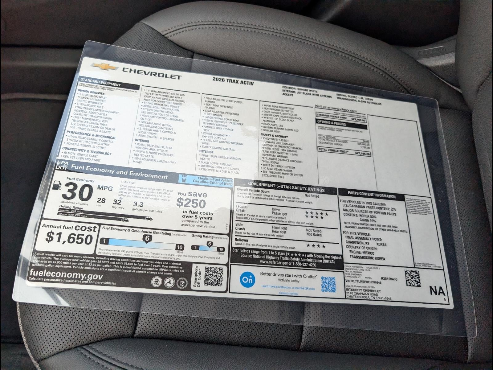 2026 Chevrolet Trax ACTIV