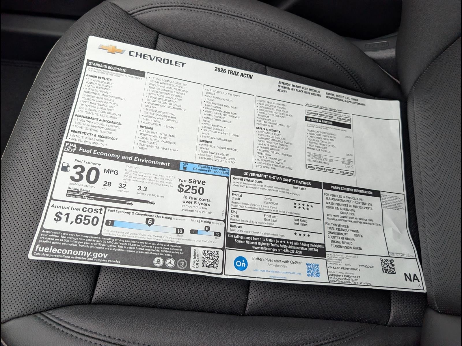 2026 Chevrolet Trax ACTIV