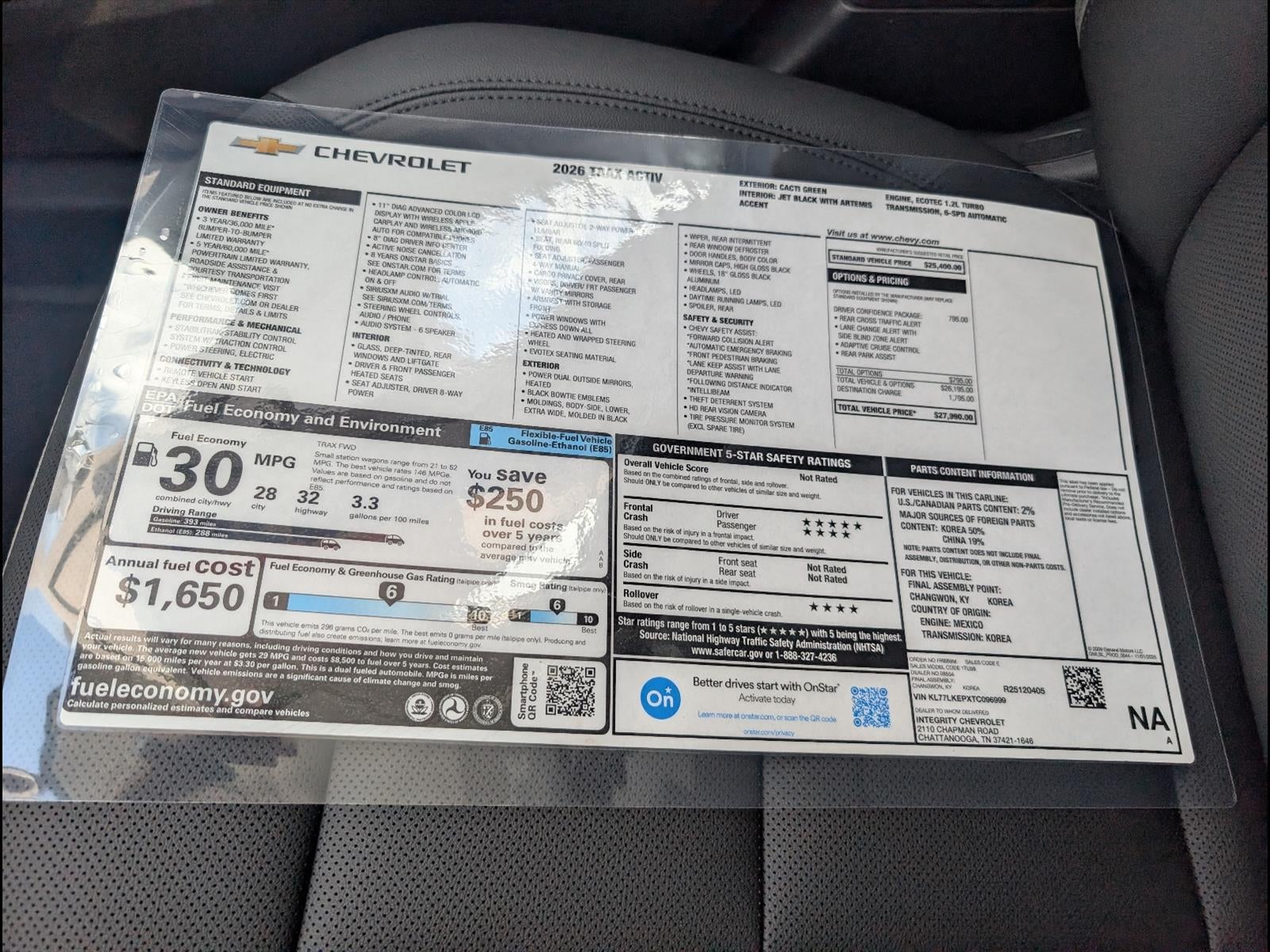 2026 Chevrolet Trax ACTIV