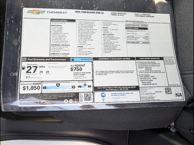 2026 Chevrolet Trailblazer LS