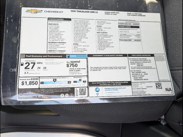 2026 Chevrolet Trailblazer LS