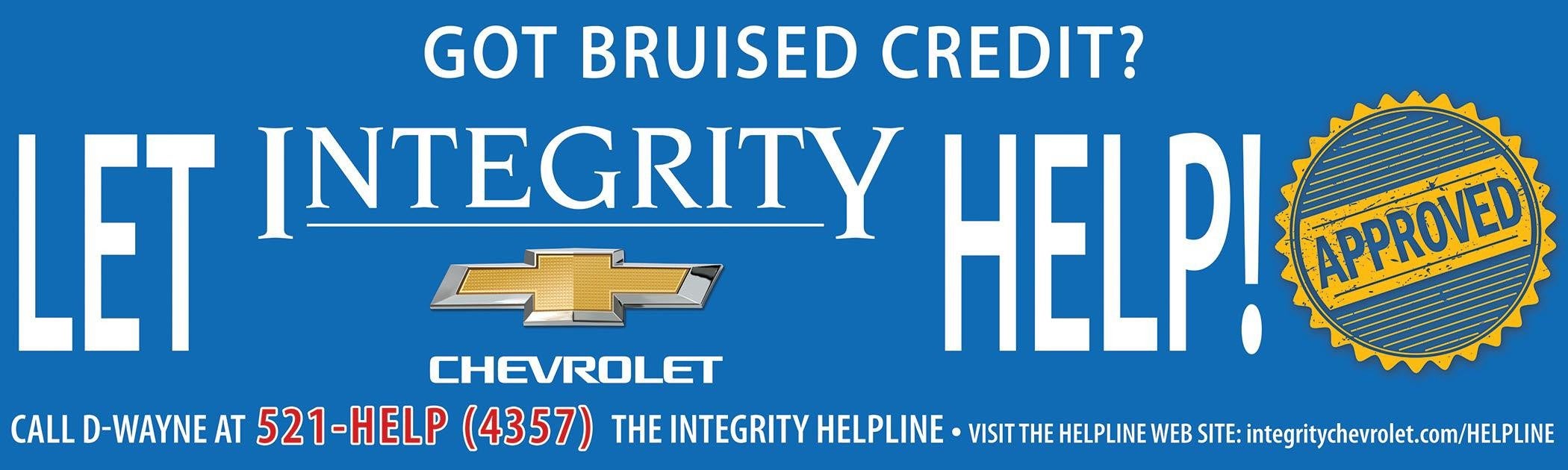 Integrity Chevrolet Helpline Number