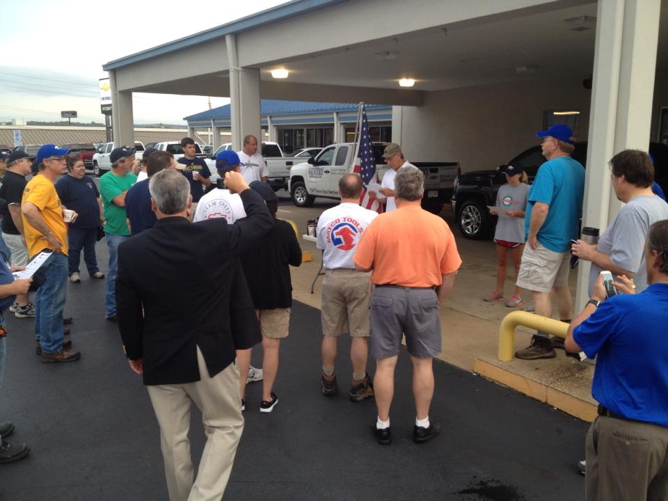 Group posing together