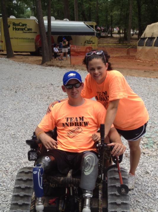 Team Andrew people standing together