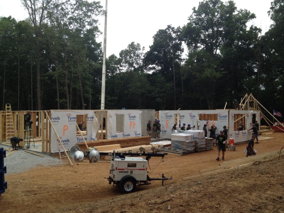 Building interior under construction