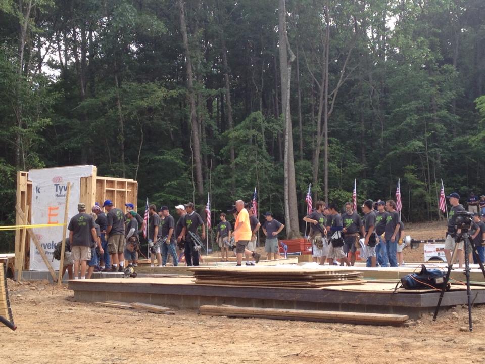 Interior work underway