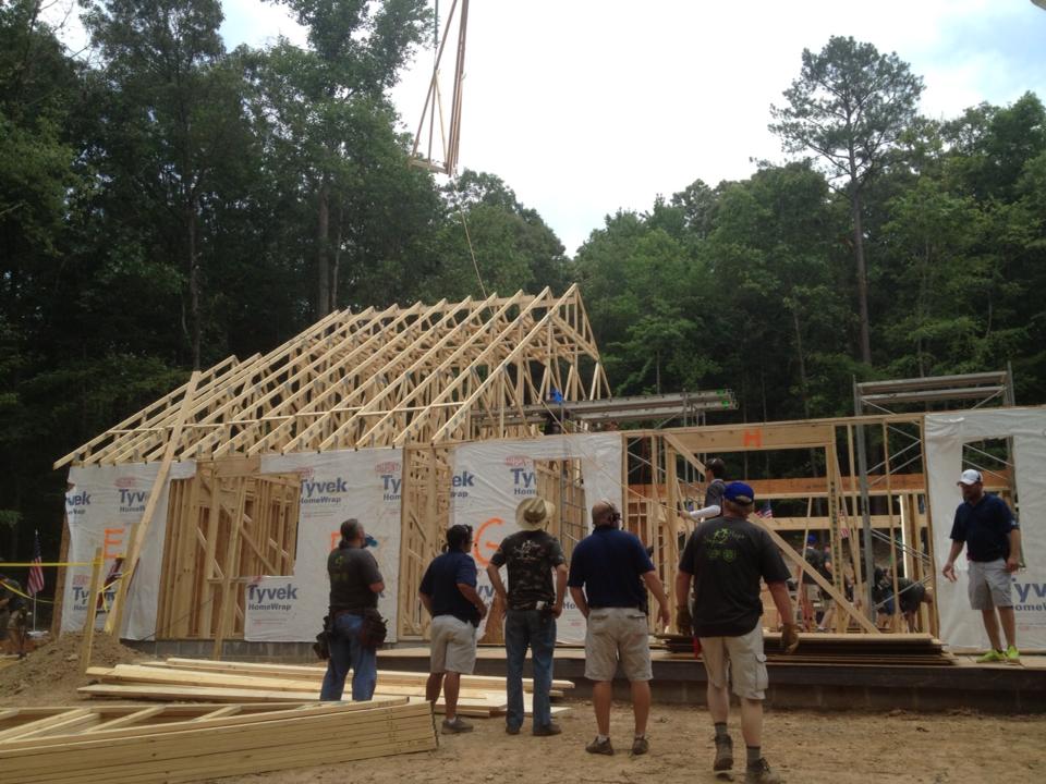 Building interior under construction